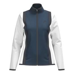 Club 25 Jacket Women Trainingsjacke Damen-Dunkelblau,Weiß