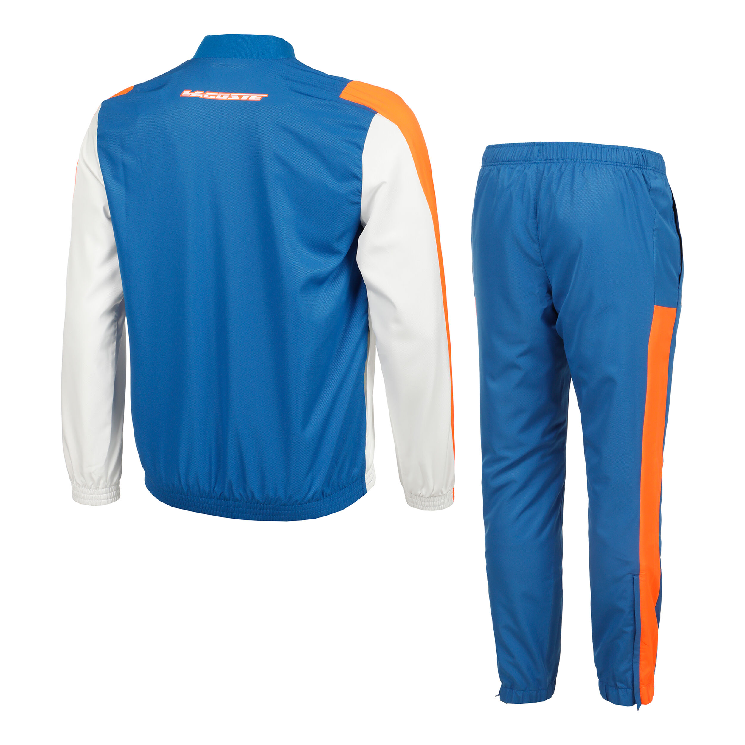 Survetement lacoste bleu orange discount