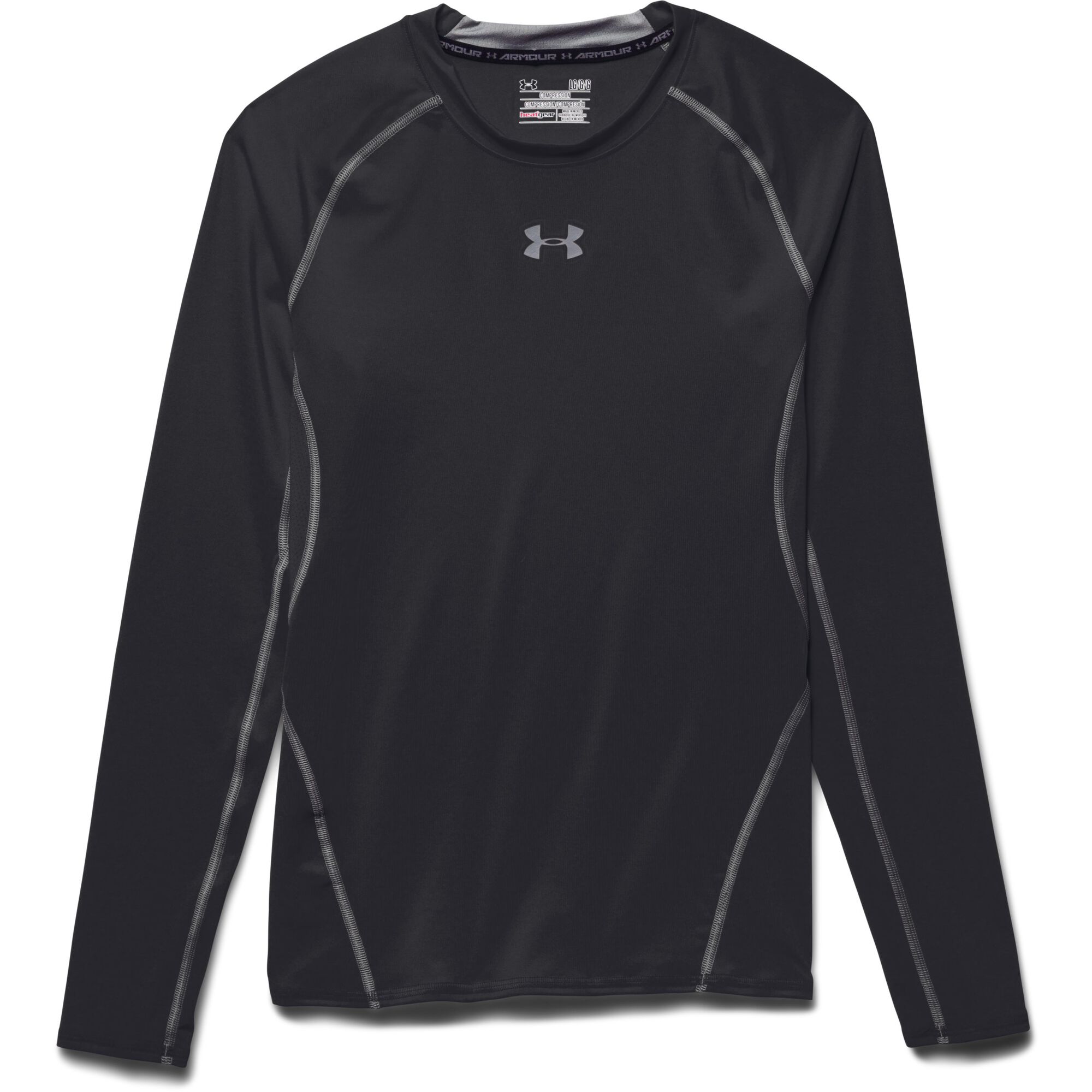 Under Armour Heatgear Longsleeve Herren Schwarz, Dunkelgrau online
