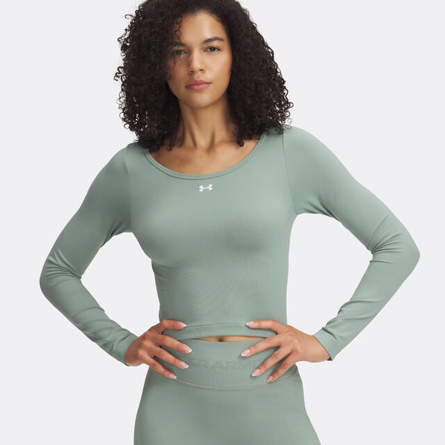 Ua Vanish Seamless Ls-Grn