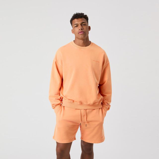 Borg Oversized Washed Sweatshirt