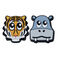 ZooDamp 2er Hippo, Tiger