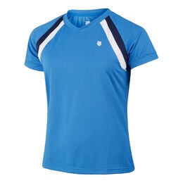 Core Team T-Shirt Damen-Blau,Mehrfarbig