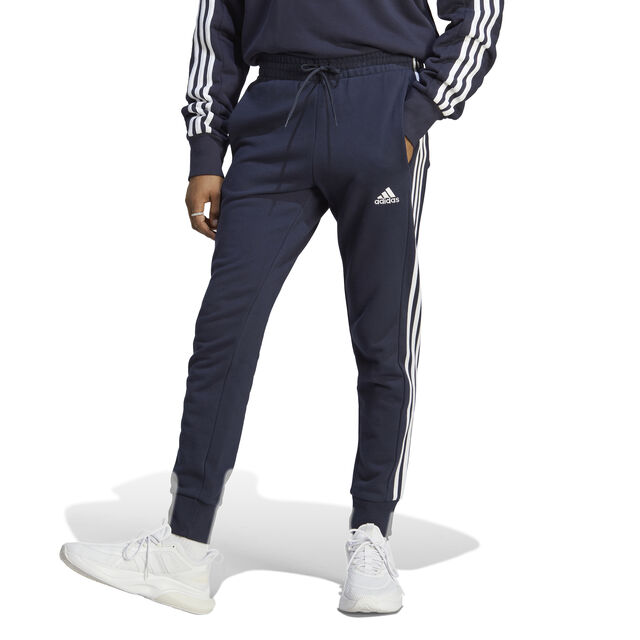 Essentials French Terry Tapered Cuff 3-Stripes Joggers