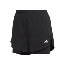 MIN 2in1 Shorts Damen - schwarz, 