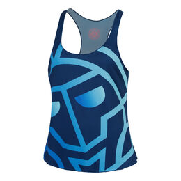 Juwel Lifestyle Tank-Top Damen-Dunkelblau,Weiß