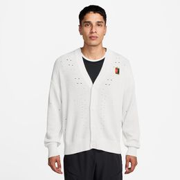 Court Slam Cardigan Strickjacke Herren-Weiß