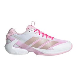 Adizero Ubersonic 5 Allcourtschuh Damen-Weiß,Beige