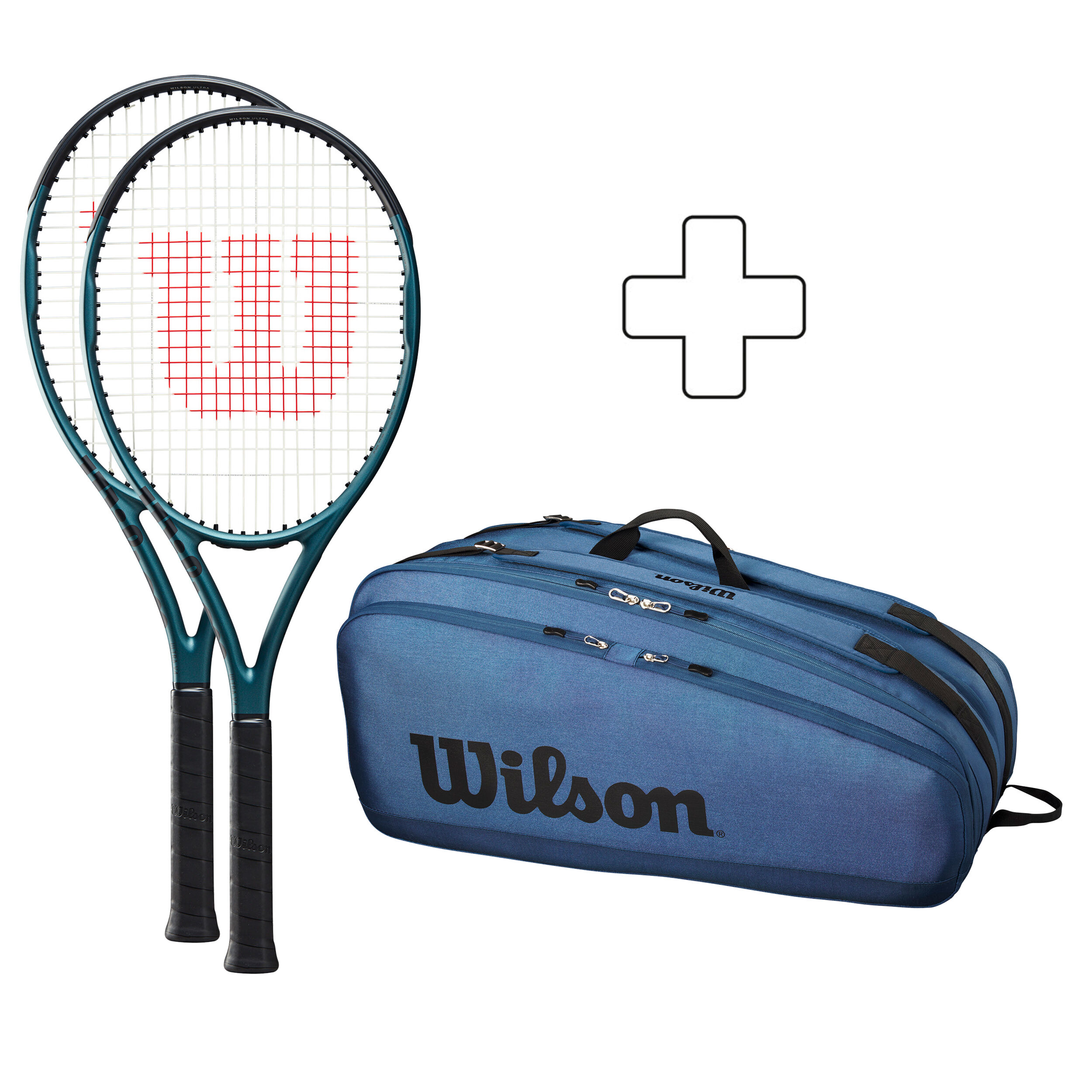Wilson 2x Ultra Team V4.0 Plus Schlagertasche Besaitet online kaufen Center Court DE