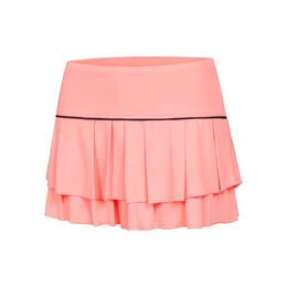 Pleat Tier With Piping Rock Damen-Apricot,Schwarz
