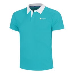 Court Dri-Fit Advantage Slam Polo Herren-Türkis,Weiß