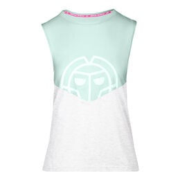 Elinam Lifestyle Tank-Top Damen-Mint,Creme