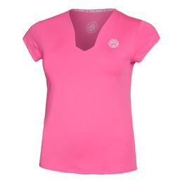 Bella 2.0 Tech V-Neck T-Shirt Damen-Pink,Wei&szlig;