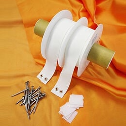 Midcourt Seitenlinien 2 Rollen Alle Beläge-Weiß