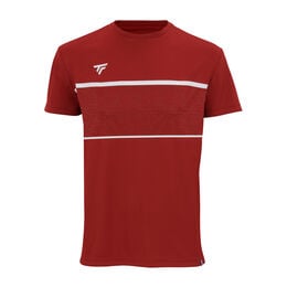 Team Tech T-Shirt Herren-Dunkelrot