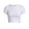 Ua Rival Rib Baby Tee-Blk