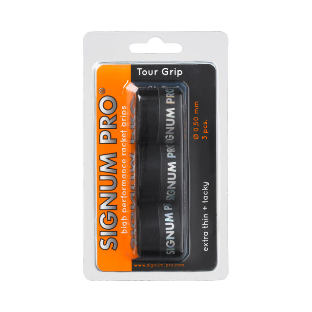 Tour Grip schwarz 3er