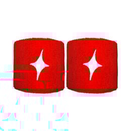 Schweißband 2er Pack Unisex - rot, weiß