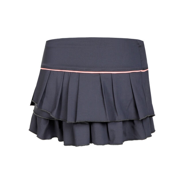 pleat Tier Skirt with piping