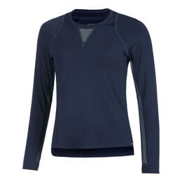 High Low Breezy Longsleeve Damen - dunkelblau, 