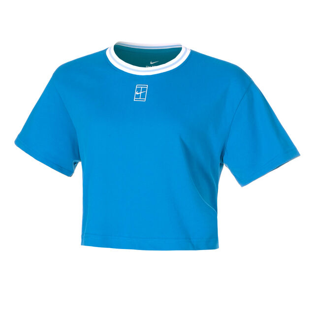 W NK DF HERTAGE SS CROP TEE