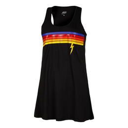 Tech Heritage Kleid Damen-Schwarz,Mehrfarbig