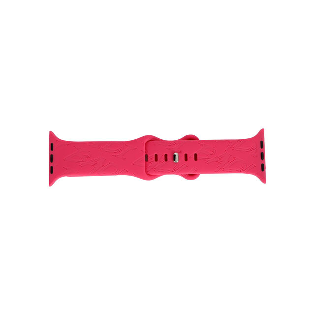 Bidi Badu Silikon Armband 45mm - pink f&uuml;r Apple Watch (Series 1 -Series 9 und SE)