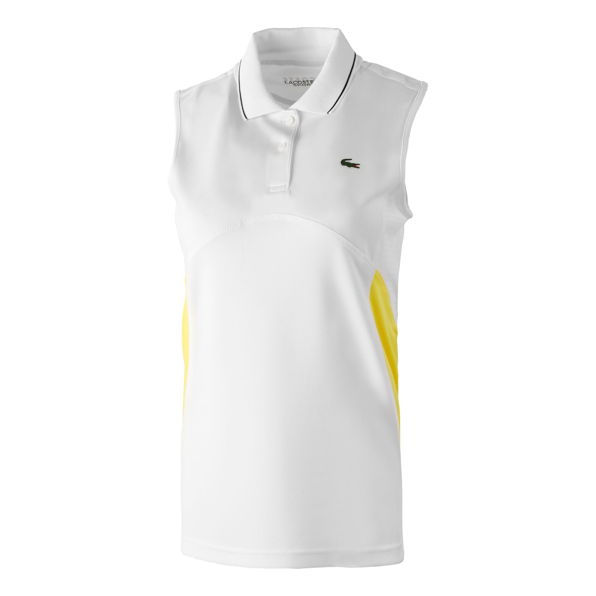 Lacoste Tank-Top Damen - Weiß, Neongelb online kaufen | CenterCourt.de