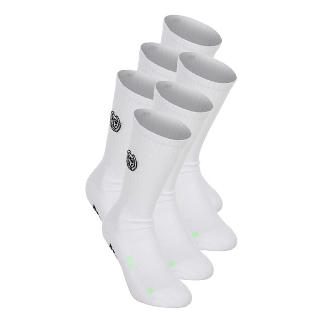Matayo Crew Tech Socks 6 Pack - white