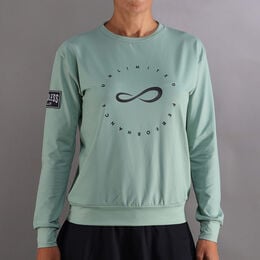 Inner Tech Sweatshirt Damen-Gr&uuml;n,Dunkelblau