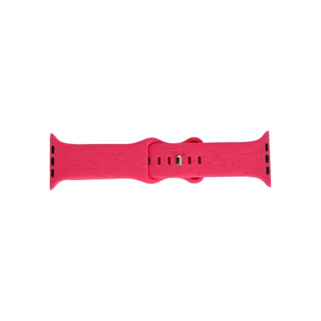 Bidi Badu Silikon Armband 45mm - pink f&uuml;r Apple Watch (Series 1 -Series 9 und SE)