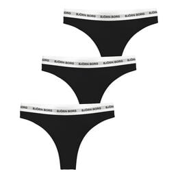 Logo String 3er Pack Damen-Schwarz,Wei&szlig;
