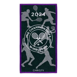 Wimbledon Champ towel 2024 Bath Green-Purple