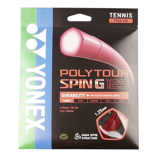 Angelique Kerber Poly Tour Spin G 12m dunkelrot