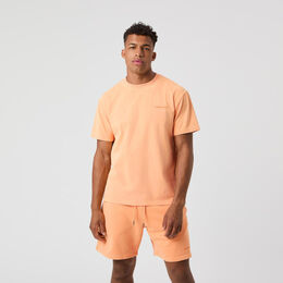 Borg Oversized Washed T-Shirt Herren-Orange