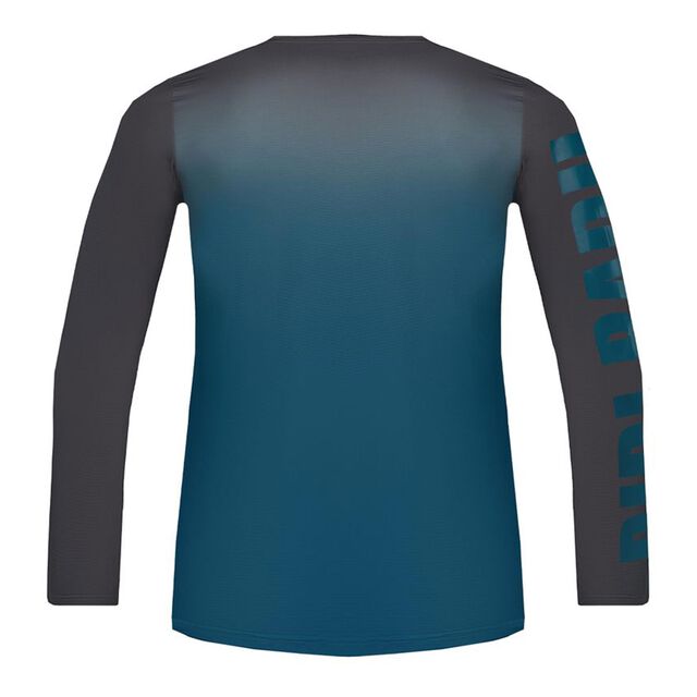 Ventris Move Printed Longsleeve - grey/petrol