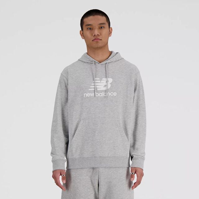 New Balance Stacked Logo French Terry Hoodie