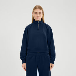Carrera 1/4 Zip Longsleeve Damen - dunkelblau, 