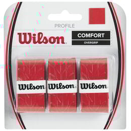 Profile Overgrip 3er Pack-Rot