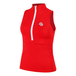 Monaco Tank-Top Damen-Rot,Wei&szlig;