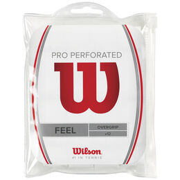 Pro Overgrip Perforated 12er Pack-Weiß