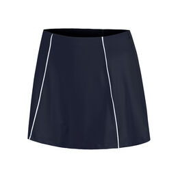 Colorblock Flounce Rock Damen-Dunkelblau