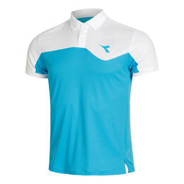 Court Polo Herren-Blau,Weiß