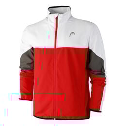 22 Trainingsjacke Herren - rot, weiß
