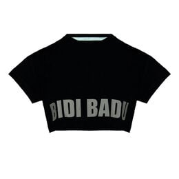 Abdominis Crop Move T-Shirt Damen-Schwarz