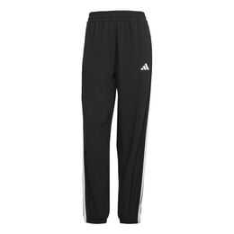 3Stripes Woven Trainingshose Damen-Schwarz,Weiß