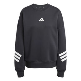 Future Icon 3Stripes Sweatshirt Damen-Schwarz,Weiß