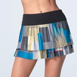 Stripe It Up Pleated Skirt