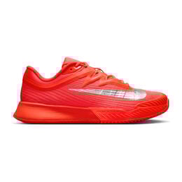 Vapor Pro 3 Sandplatzschuh Damen-Neonrot,Silber