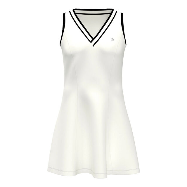 TN DRESS W/ CONTRAST ARMHOLE AND NECK TAPING